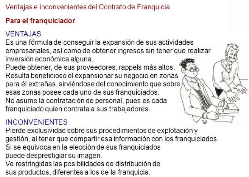 14 VENTAJAS PARA FRANQUICIADOR
